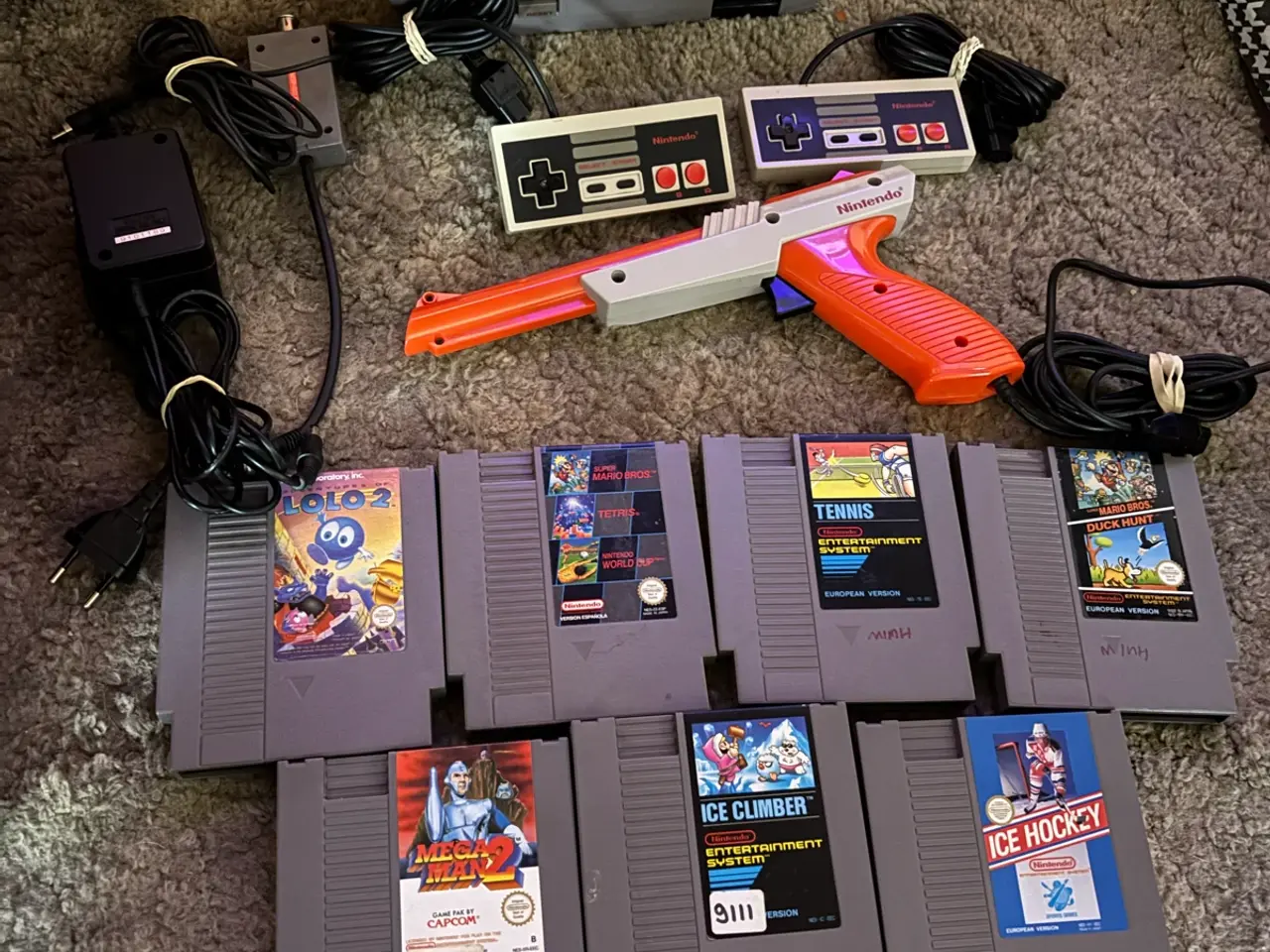 Billede 1 - Nintendo Nes med tilbehør og 7 spil sælges samlet 