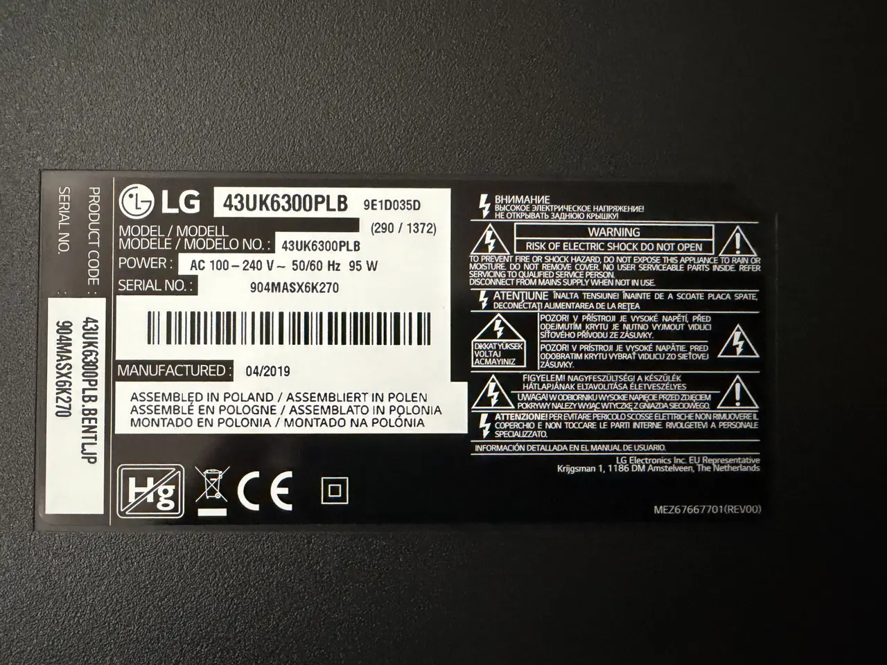 Billede 6 - LG 43” LED TV sælges