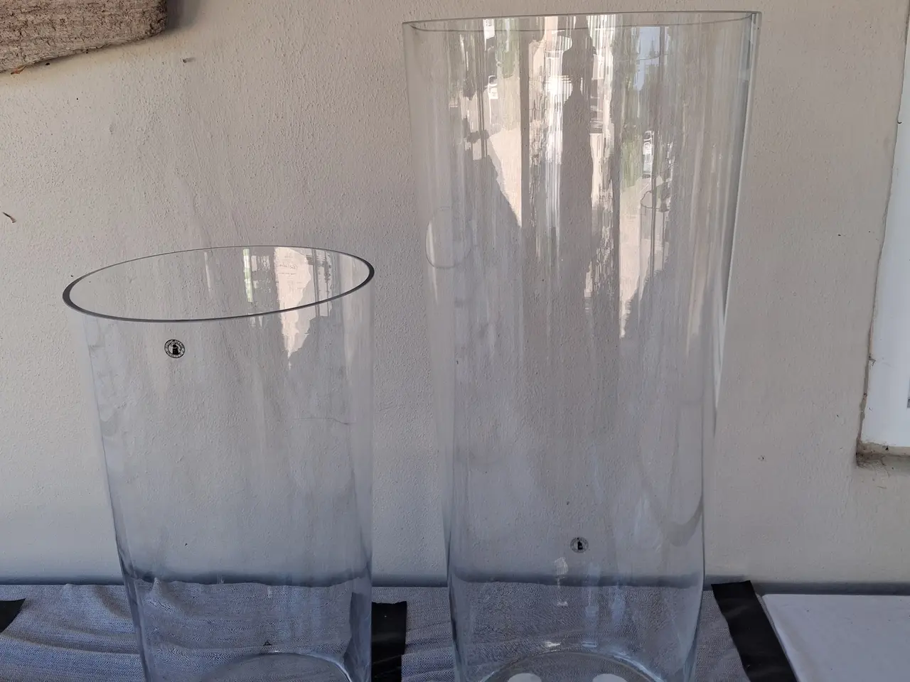 Billede 1 - 2 store flotte glas vaser