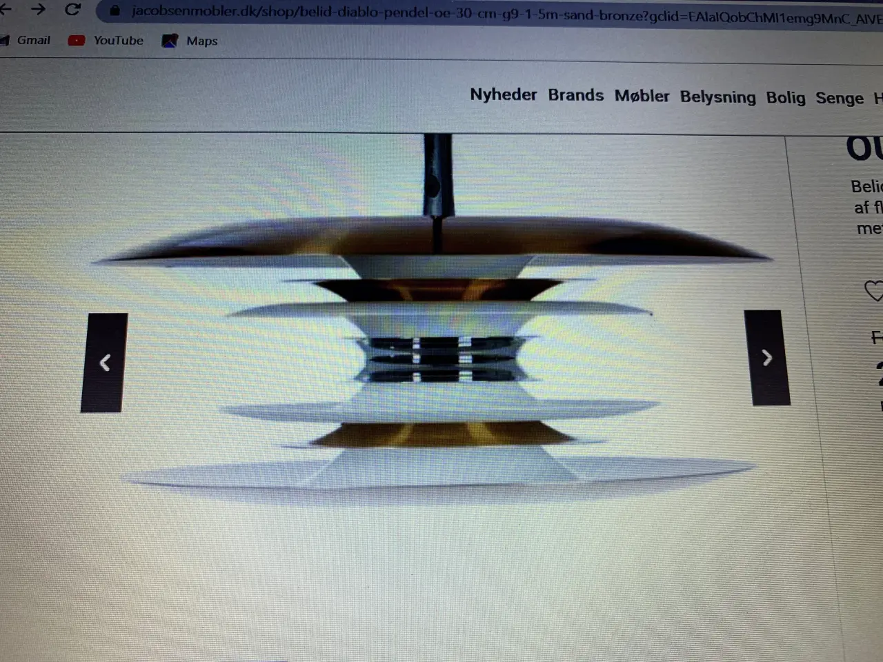 Billede 1 - Loftlamper Belid Diablo