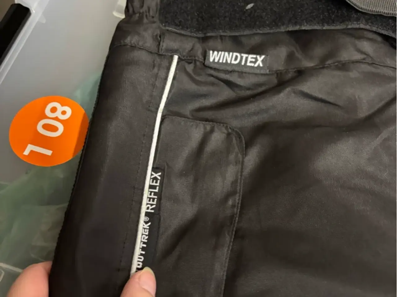 Billede 3 - Outtrek Windtex MC børne bukser str 152/165 sort