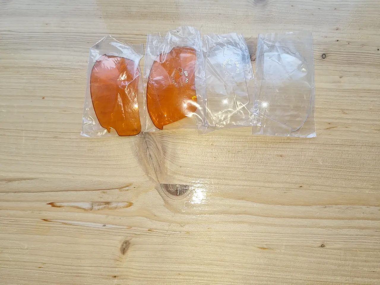 Billede 2 - 2 par solbrilleglas (Oakley Fast Jacket...)