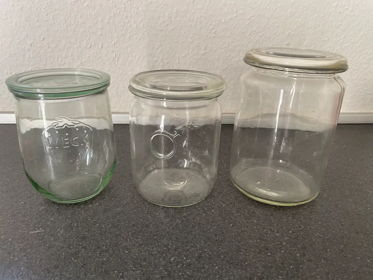 Billede 1 - 5 Henkogningsglas forskellige mærker,samlet pris
