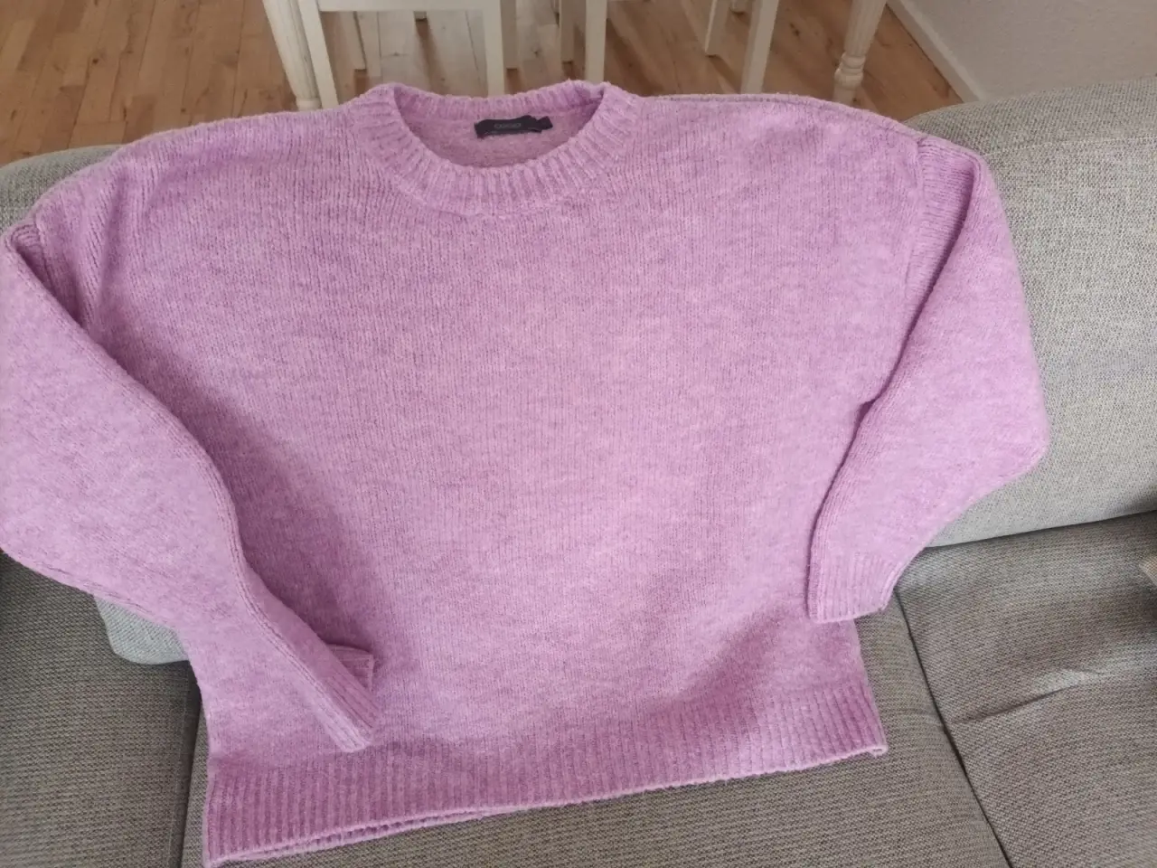 Billede 1 - Varm lyserød sweater str L