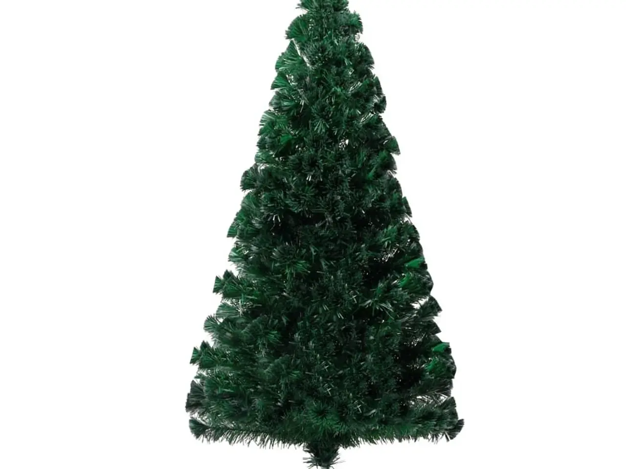 Billede 4 - Kunstigt juletræ med juletræsfod 120 cm fiberoptik