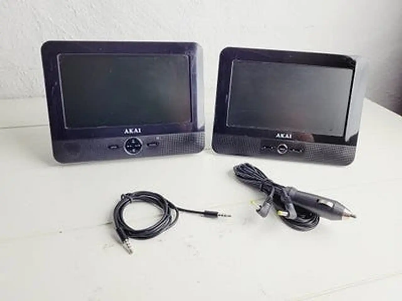 Billede 6 - ⭐️- 2 stk LCD Skærme m. Mini dvd afspiller - Akai