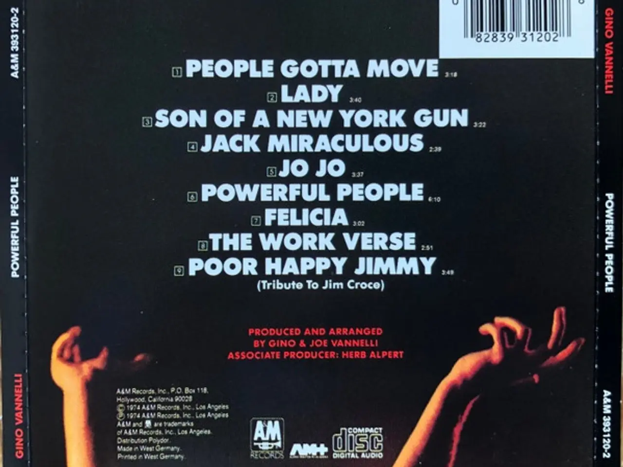 Billede 2 - Gino Vannelli – Powerful People – CD