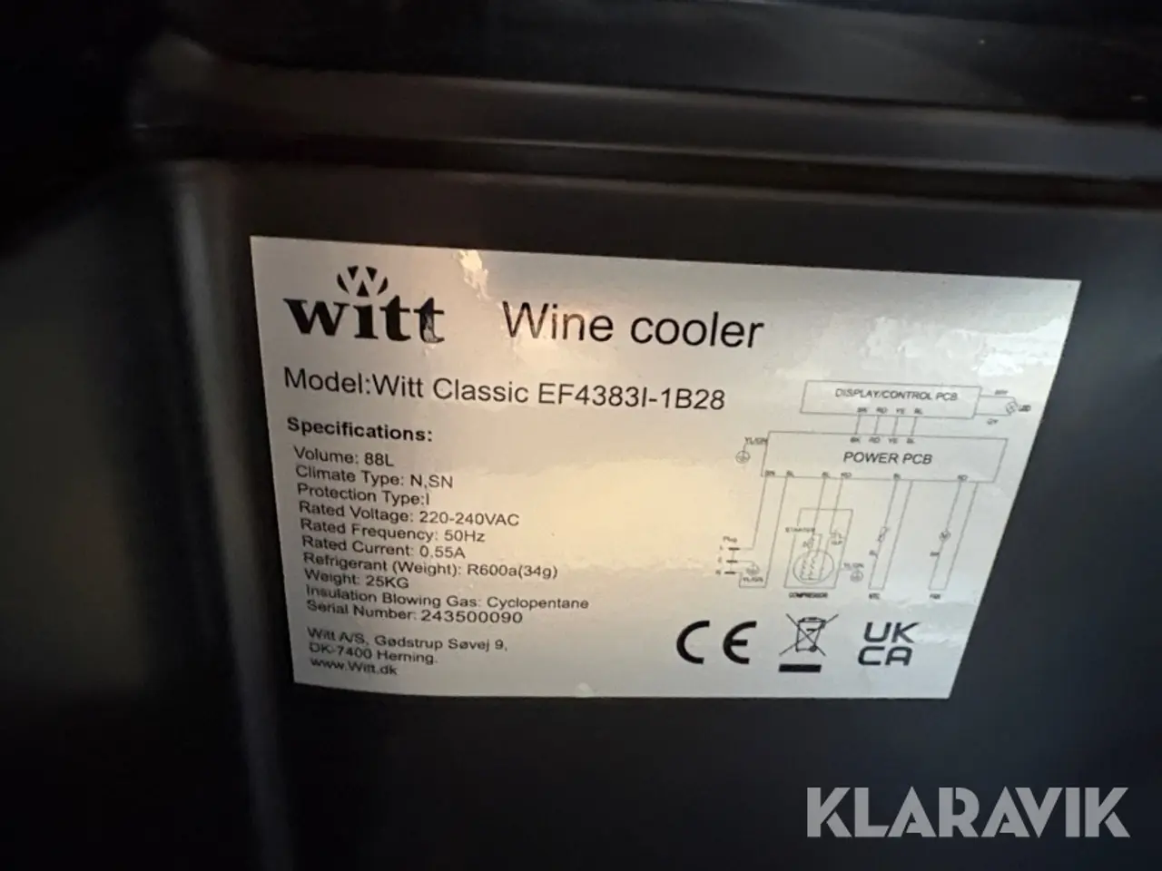 Billede 12 - Vinkøleskab Witt Classic