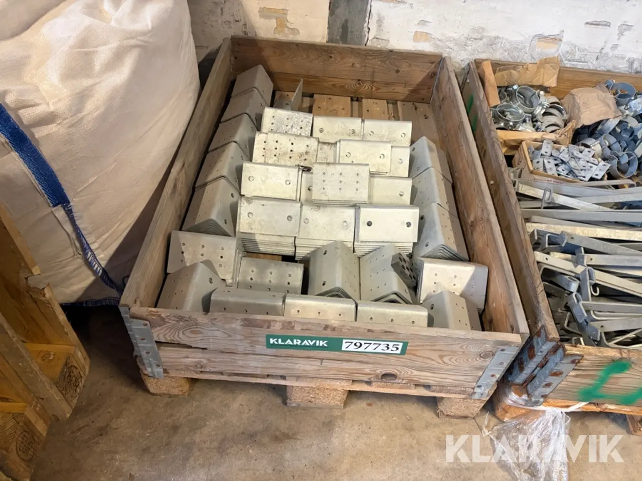 Billede 1 - Galvaniserede vinkelbeslag ca. 210 styk.