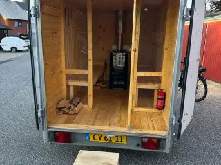 🪵 NY Mobil Sauna på  cargo Trailer 