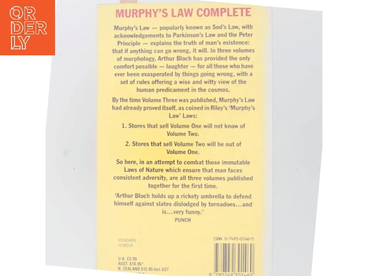 Billede 3 - Murphy's law complete : all the reasons why everything goes wrong! af Arthur Bloch (Bog)