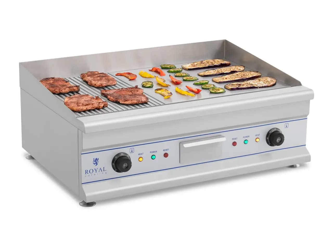Billede 1 - Dobbelt stegeplade – 75 cm – rillet/glat