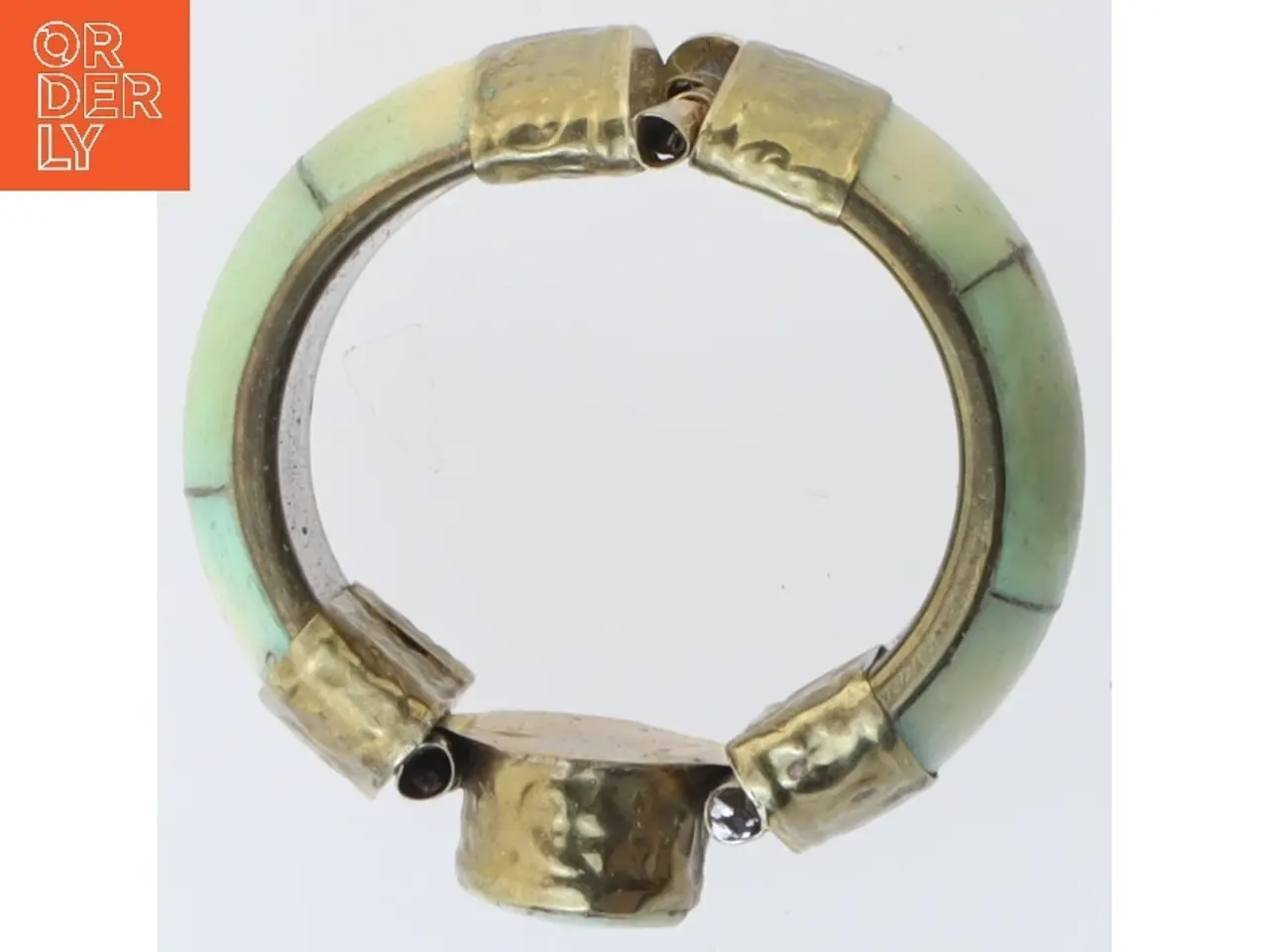 Billede 4 - Vintage armbånd med turkis sten (str. Ø 6 cm)