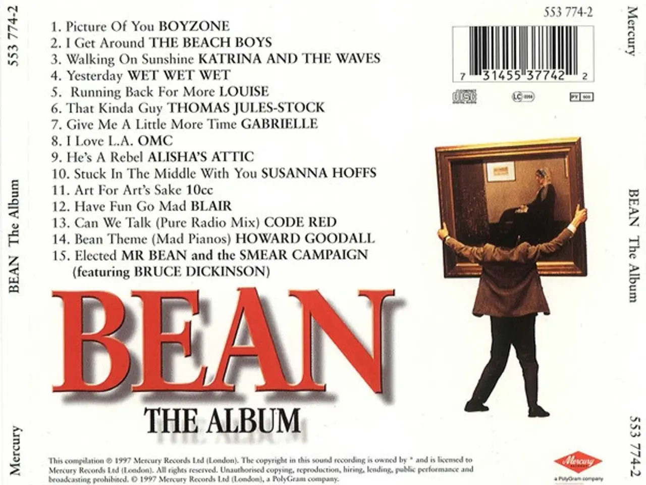 Billede 2 - Diverse kunstnere – Bean - The Album – CD