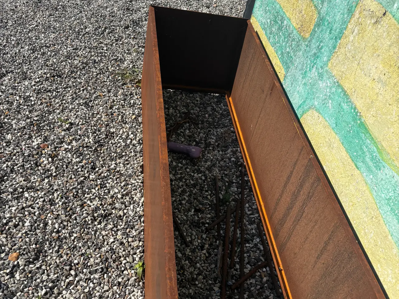 Billede 2 - Corten ståle bede 2 stk 