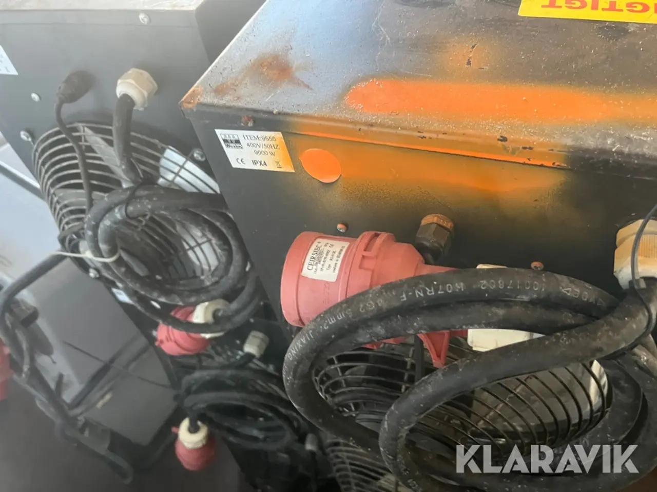 Billede 9 - Varmeblæsere Wexim 9kw 7 styk