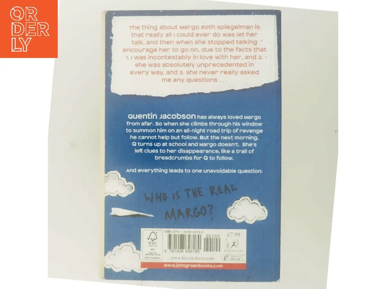 Billede 3 - Paper towns af John Green (f. 1977) (Bog)