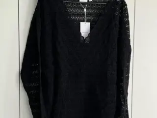 Sort blonde bluse fra Vila Evoked