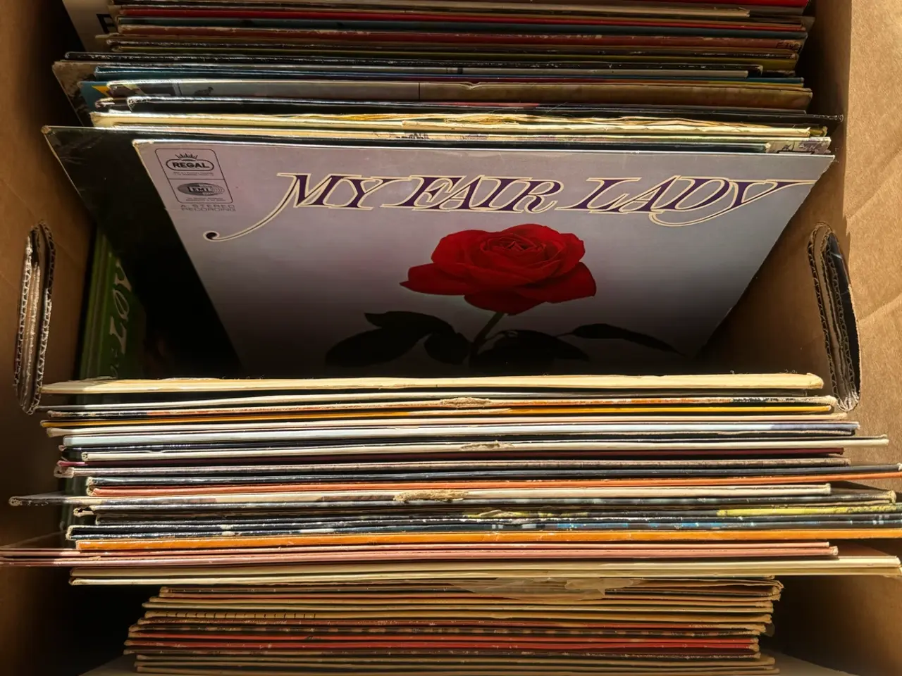 Billede 1 - 125 stk Lper og singler sælges