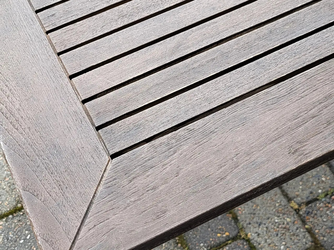 Billede 2 - Havebord i teaktræ med smart udtræk.