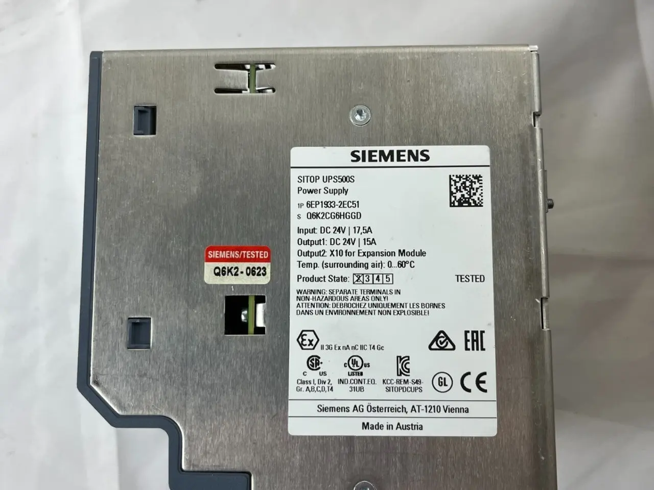 Billede 9 - Siemens SITOP UPS500S 6EP1933-2EC51 24V 15A UPS