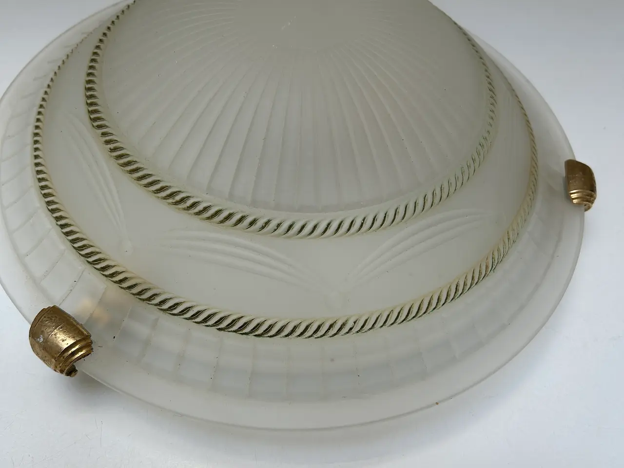 Billede 2 - Plafond i matteret glas, Vintage