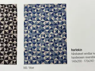 Gulvtæppe KILROY INDBO Harlekin Sort 170x240
