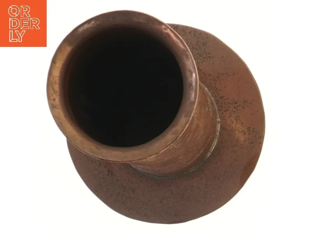 Billede 2 - Vintage metal cylinder vase (str. 25x13 cm)