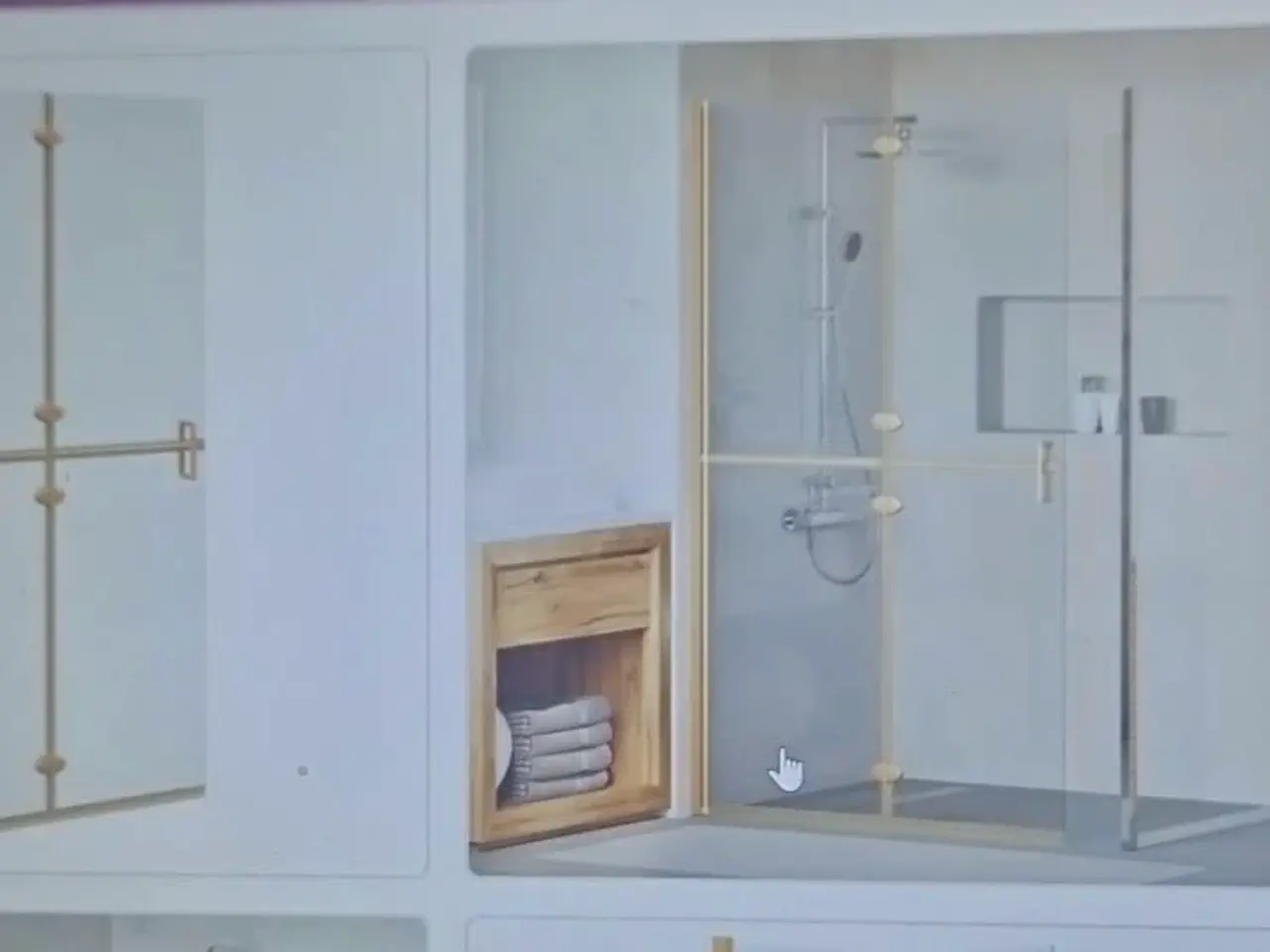 Billede 4 - Walk-in bruse væg