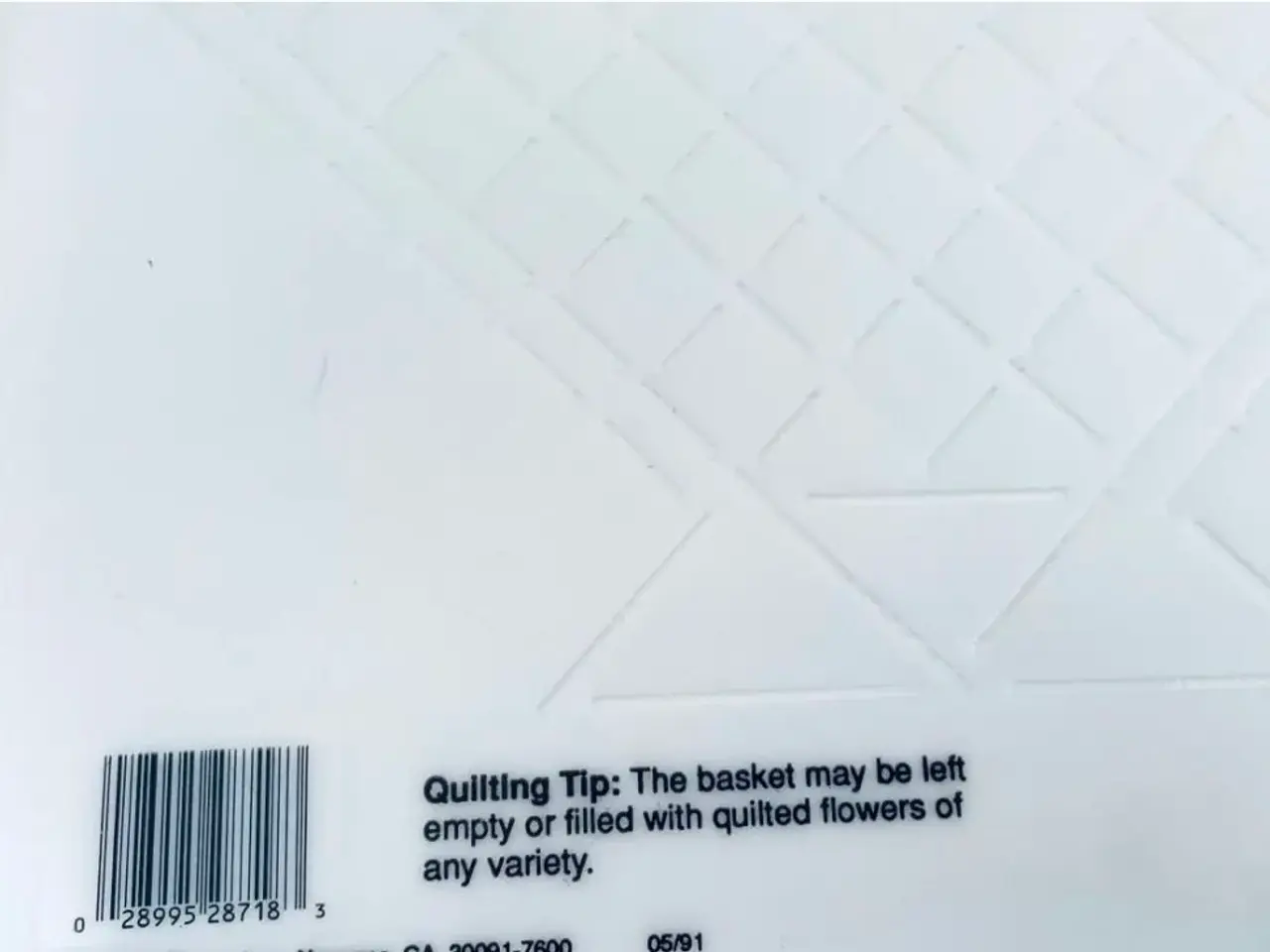 Billede 3 - Skabelon quiltning håndarbejde