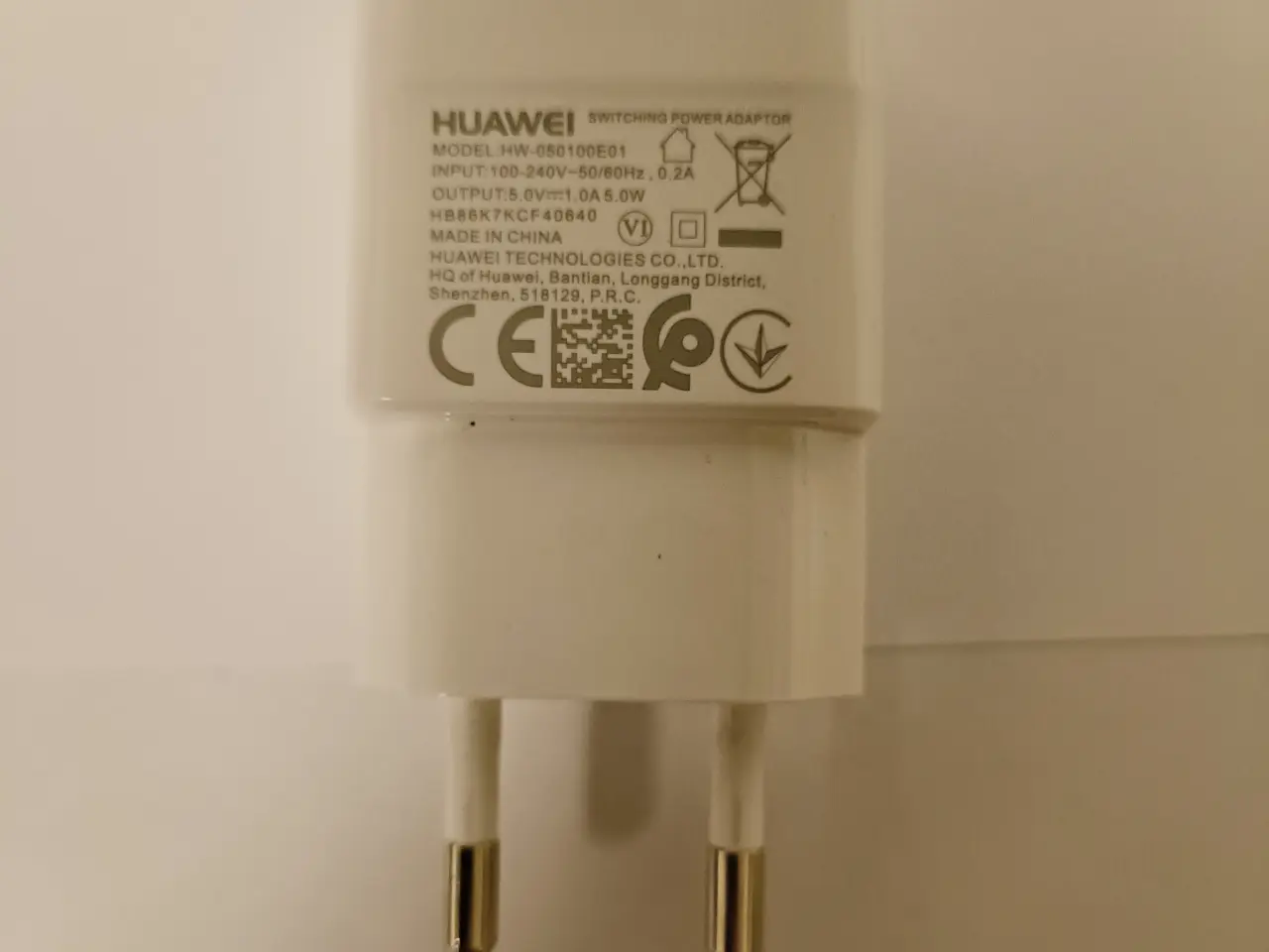 Billede 1 - Huawei USB strømforsygning