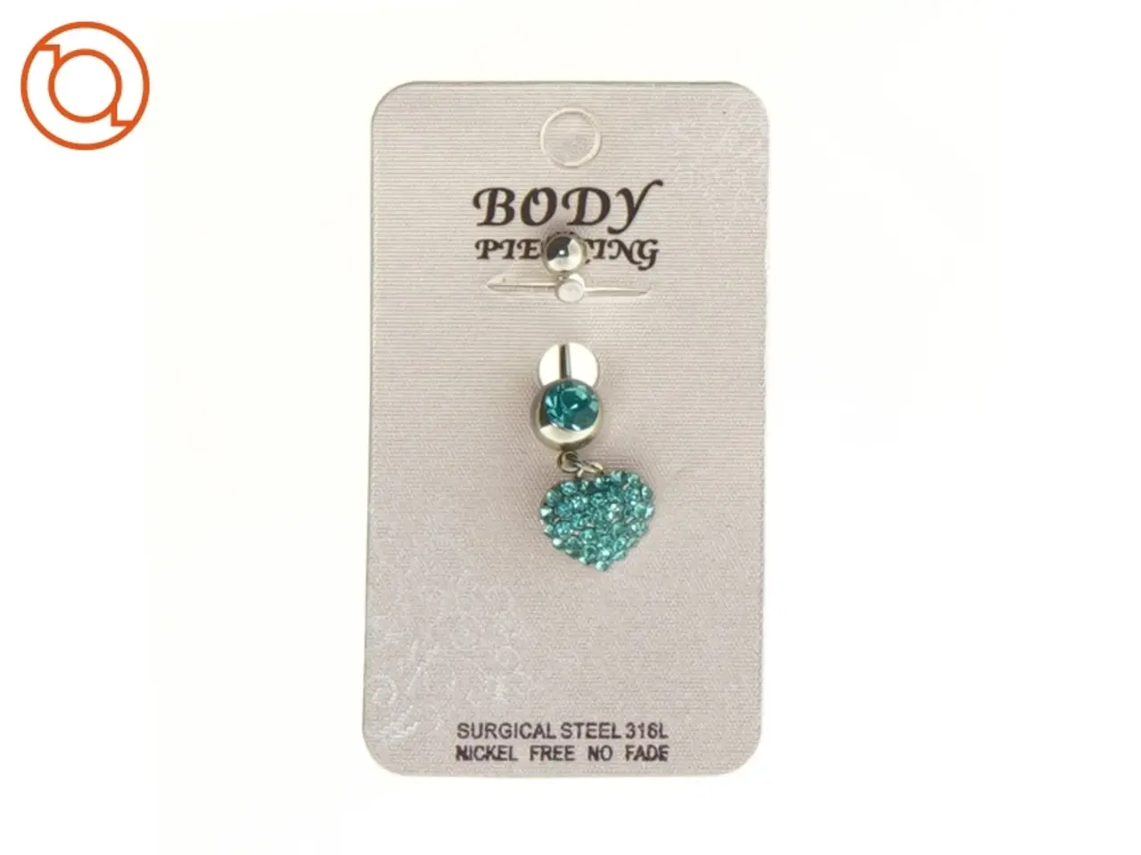Billede 1 - Navlepiercing (str. 7 x 4 cm)