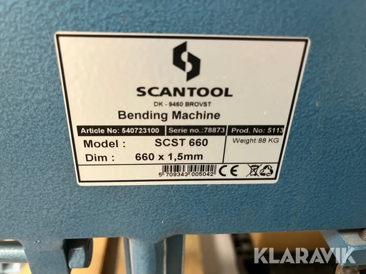Billede 4 - Pladebukker Scantool SCST 660