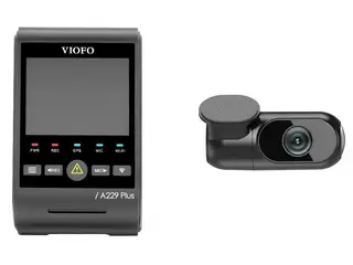 VIOFO A229 Plus 2CH-G GPS dashcam med 2K + 2K, WiFi og 2 kameraer