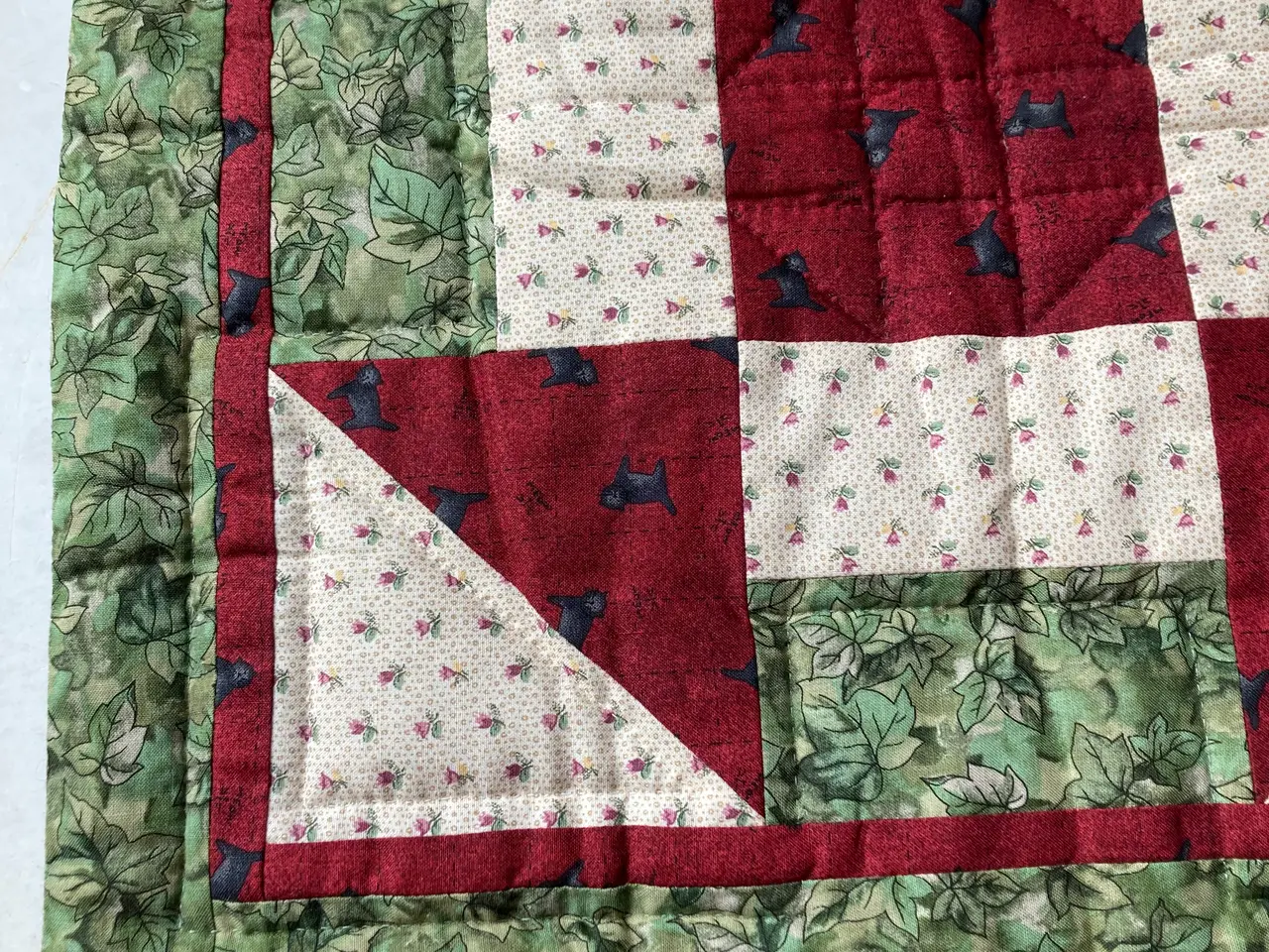 Billede 3 - Lysedug / Patchwork dug