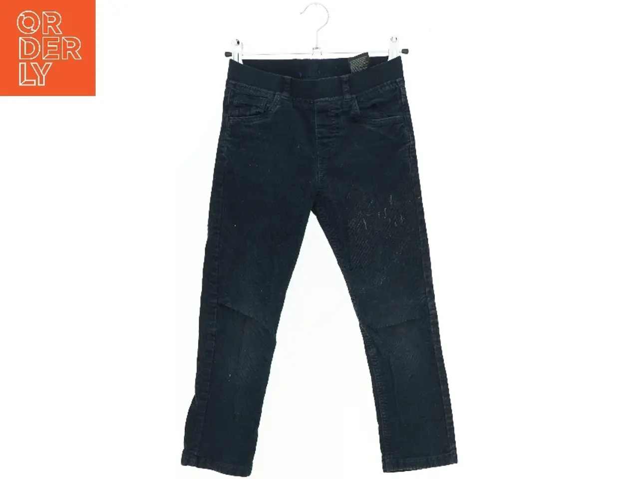 Billede 1 - Mørkeblå fløjsbukser fra H&M (str. 116)