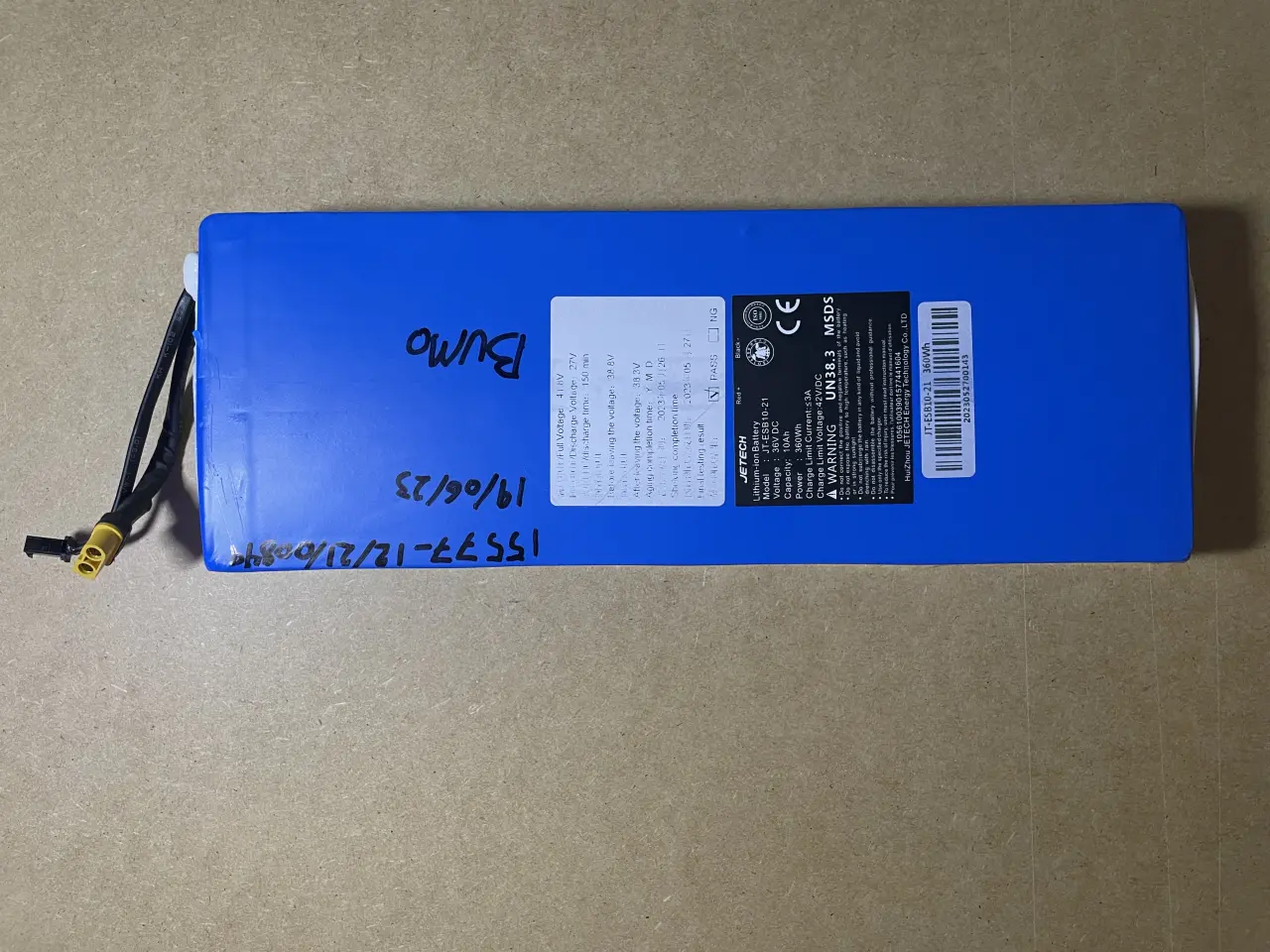 Billede 4 - 36 volt 10 ahmpere litium batteri