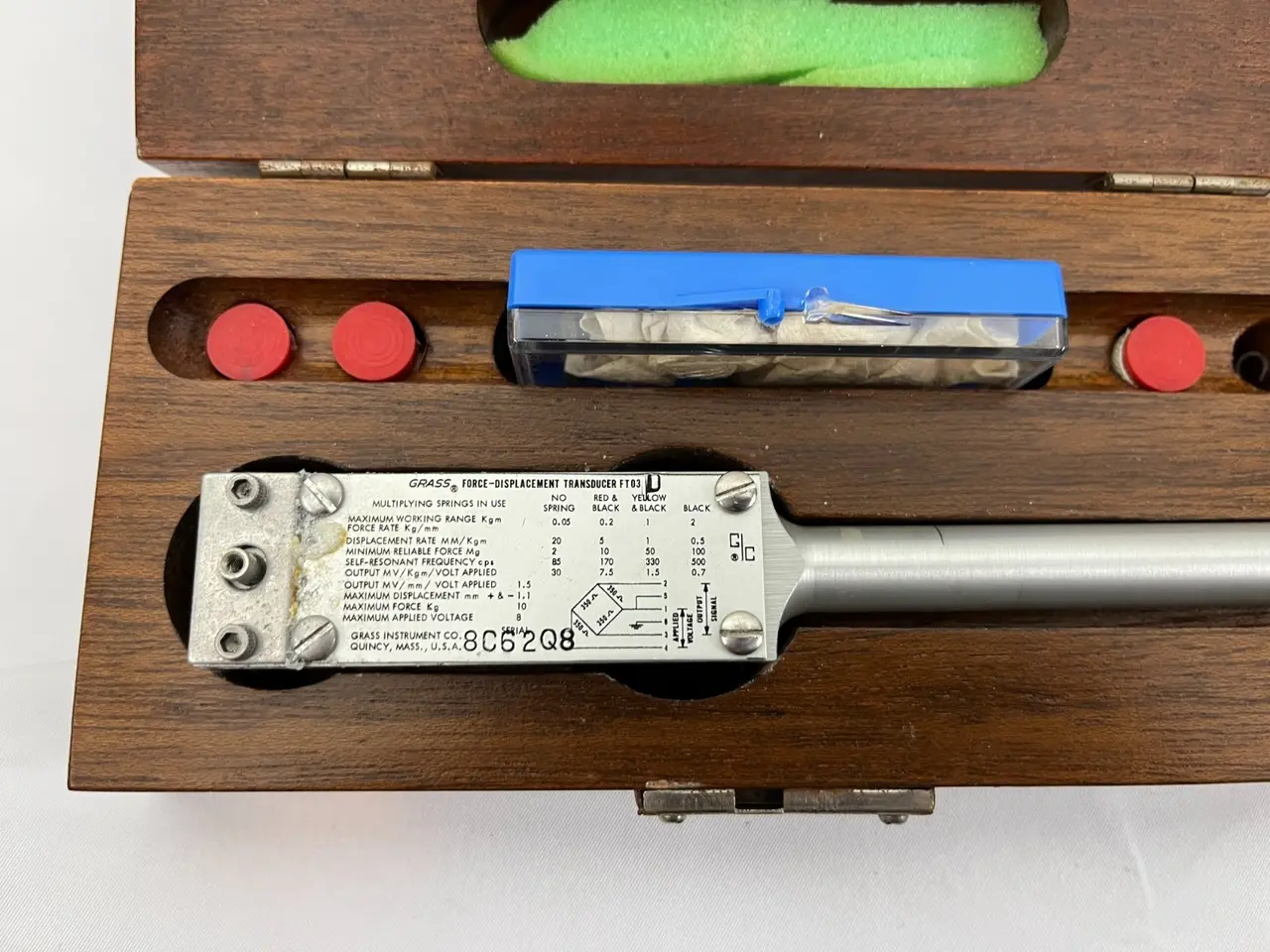 Billede 4 - Grass Model 7P1 Displacement Transducer Vintage