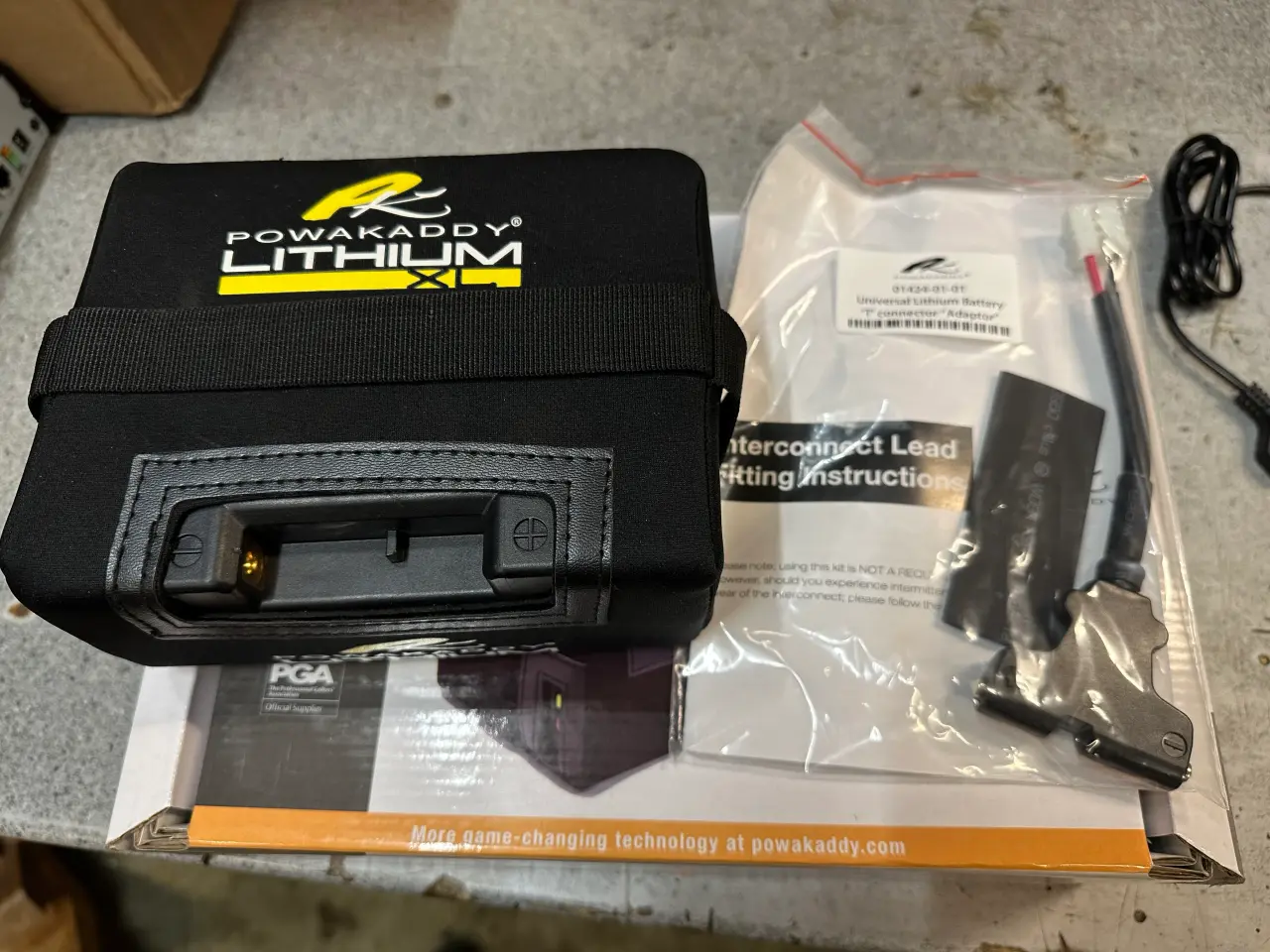 Billede 3 - POWAKADDY XL Lithium Golf batteri NYT!