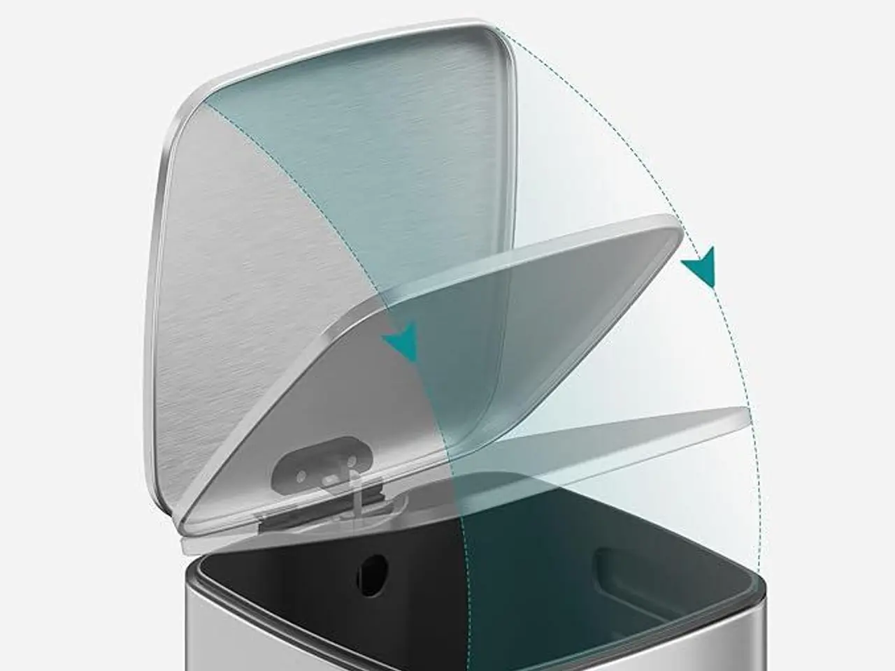 Billede 6 - Pedalspand 30 l i stål med inderbeholder - metallic silver