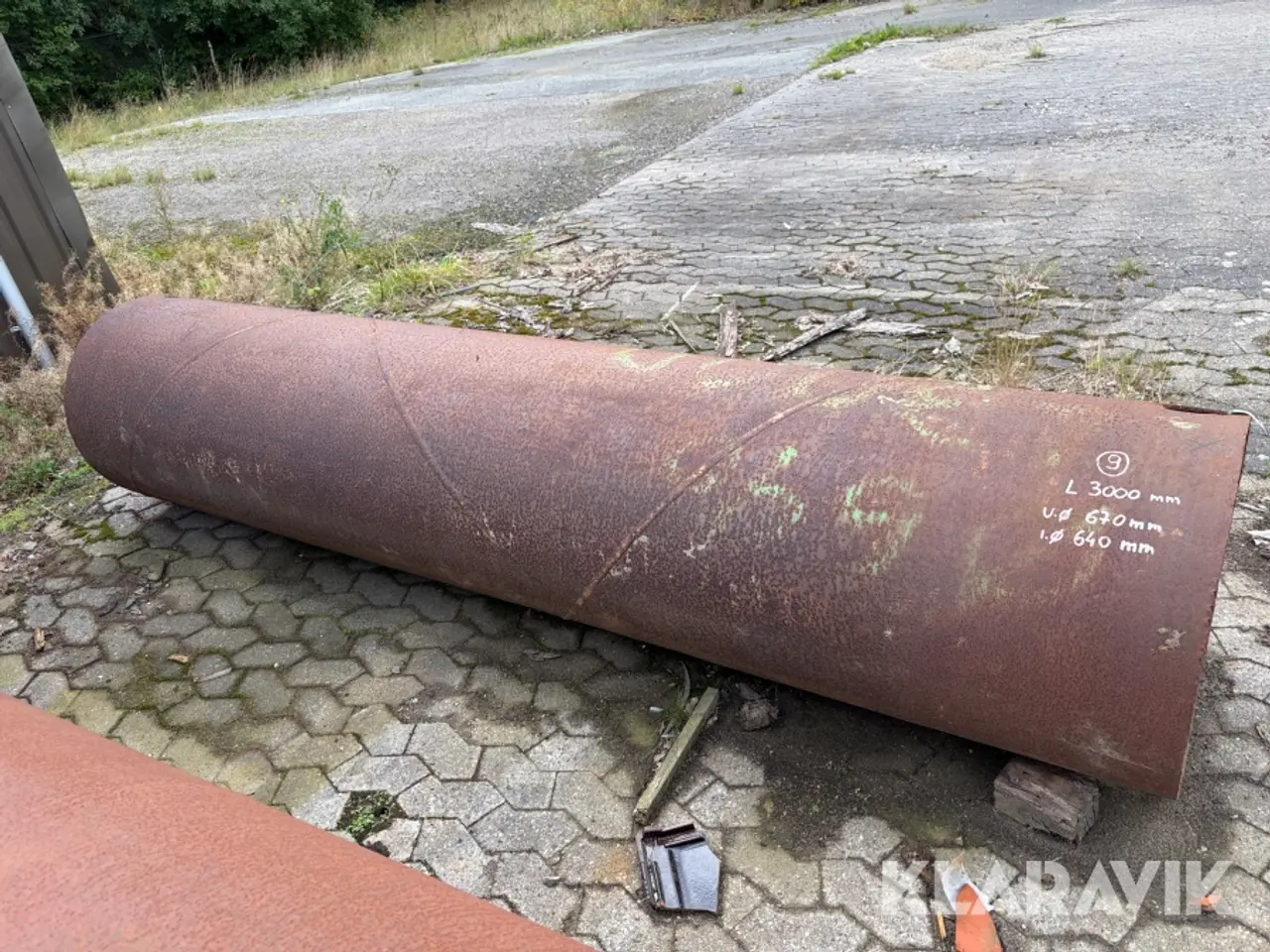 Billede 4 - Casing jern rør 3000x670mm 1 styk