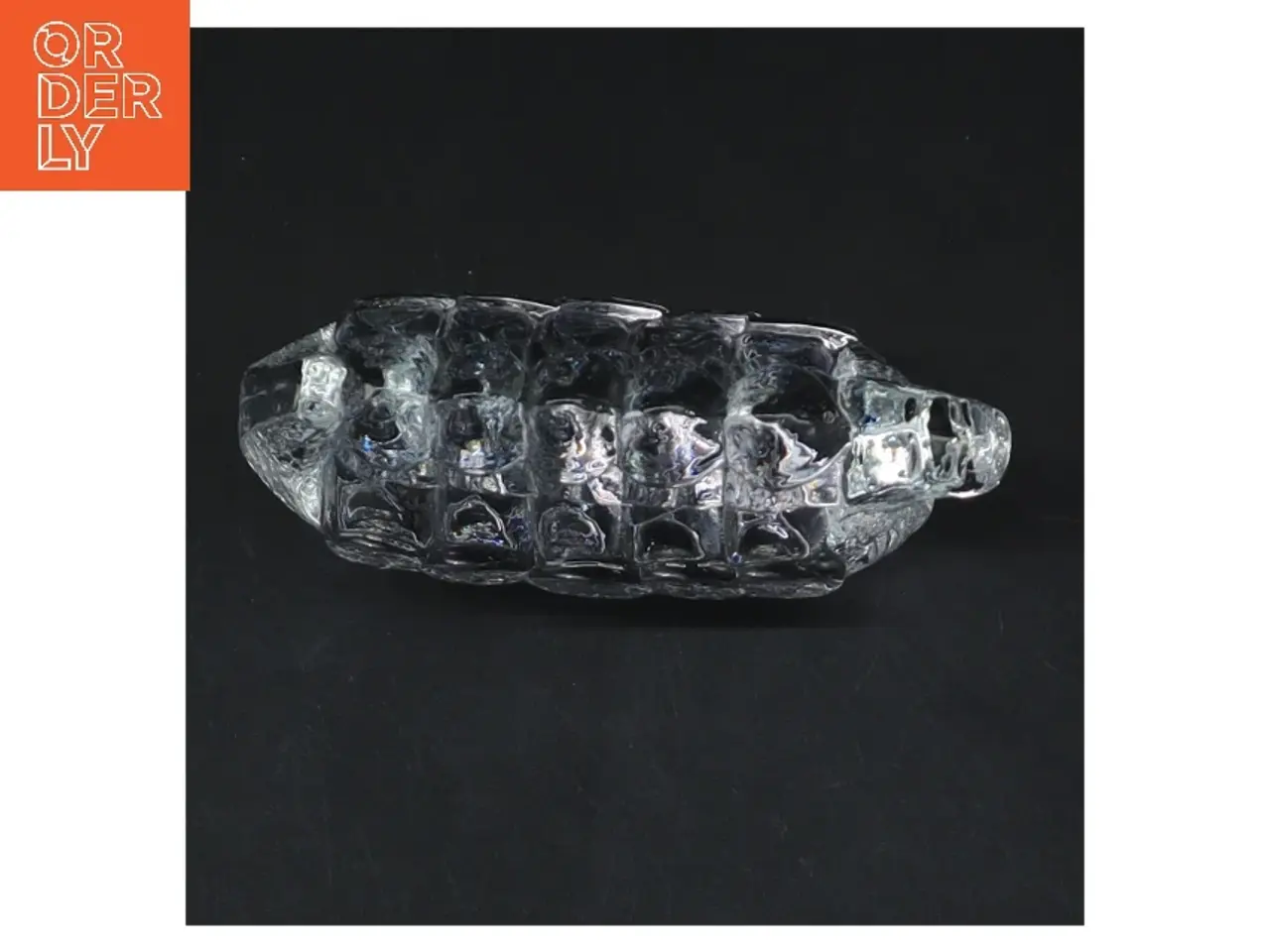 Billede 3 - Kosta Boda Glas Vikingeskib (str. 10,5x8,5 cm)
