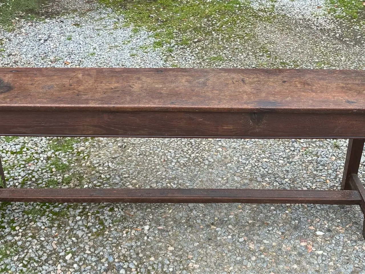 Billede 3 - Meget gammel kistebænk