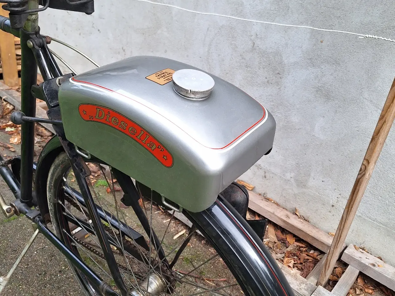 Billede 1 - Veteran knallert diesella skubber 