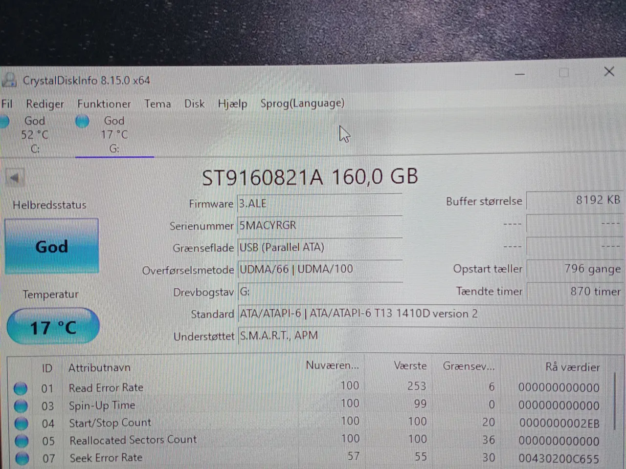 Billede 2 - Usb 2.0 160gb harddisk