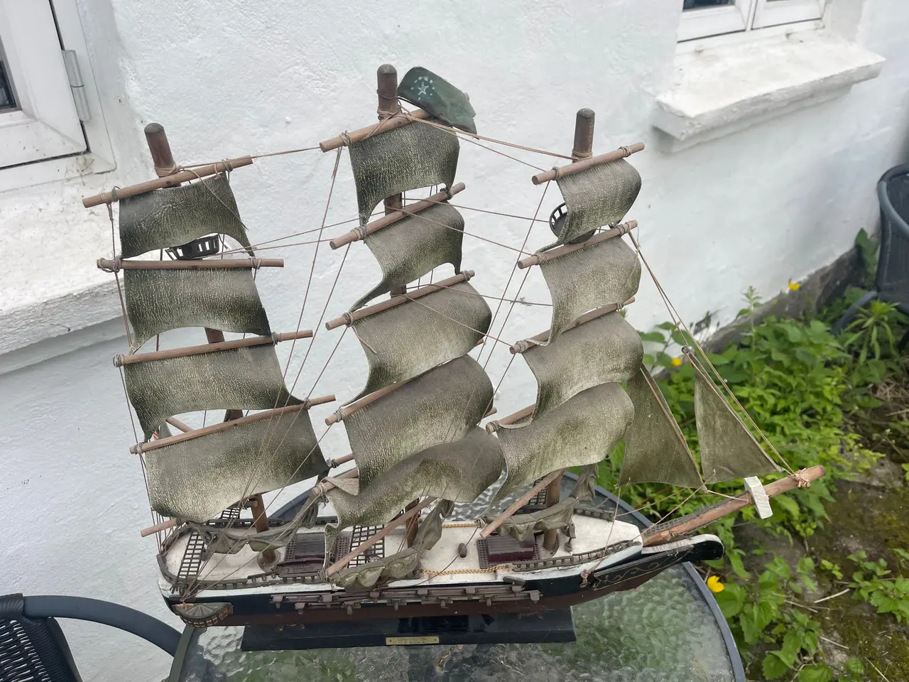 Billede 2 - Modelskib Constitution U.S.S. 1814