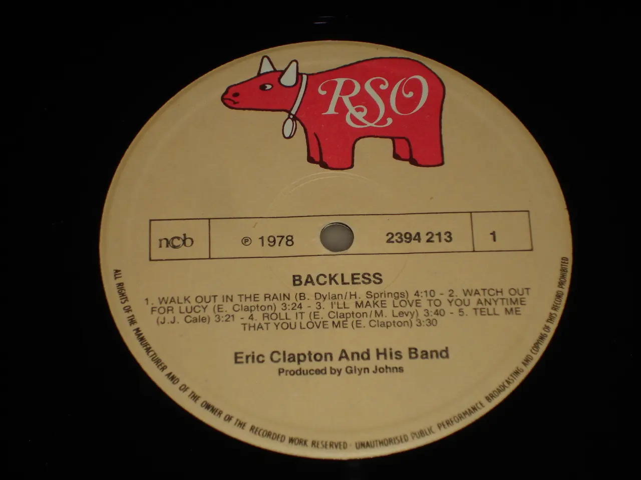 Billede 5 - (Sender gerne) Eric Clapton – Backless
