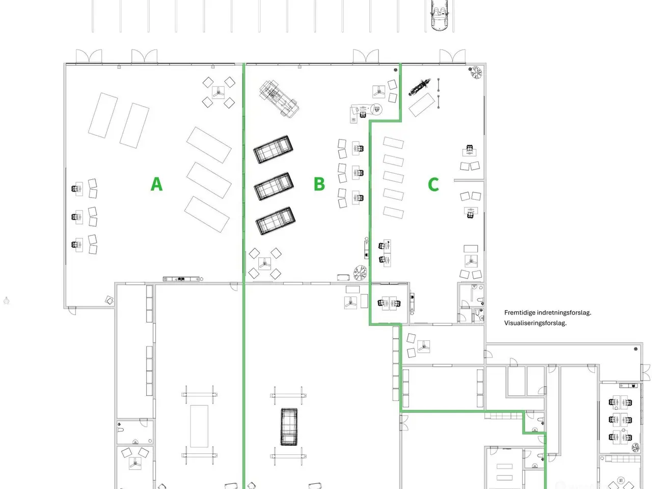 Billede 10 - Flot showroom/detail på trafikeret indfaldsvej