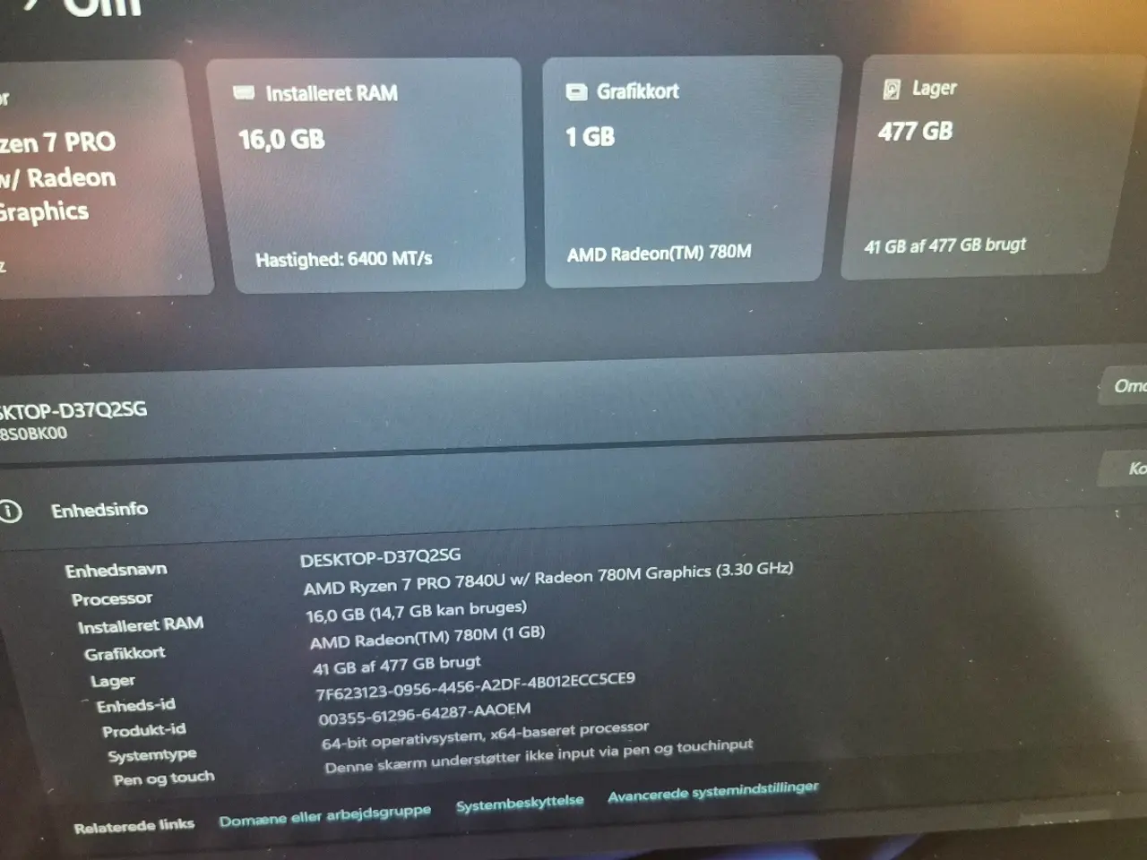 Billede 3 - Kraftig LENOVO T16 
