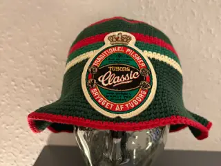 Hæklet Tuborg Classic bøllehat